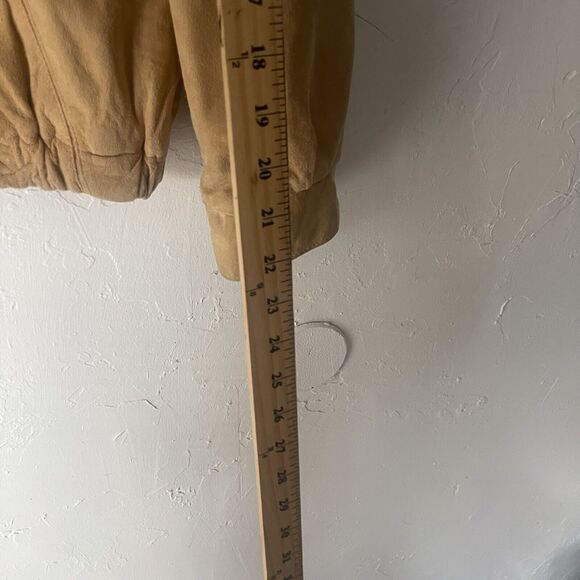 Scully Leatherwear Vintage 90s Size 44 XL Camel Tan Suede Western Bomber Jacket - Picture 10 of 10